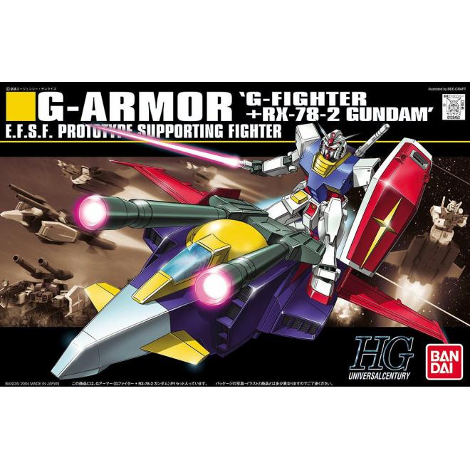 HGUC 1/144 G-Armor (G-Fighter + RX-78-2 Gundam)
