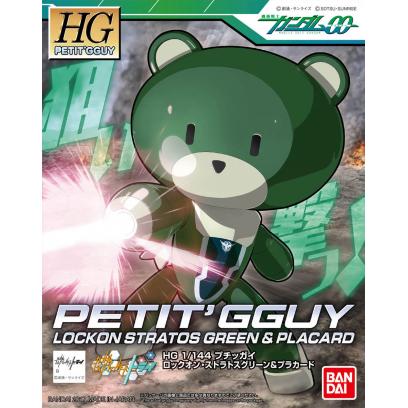 HGPG 1/144 Petit'gguy Lockon Stratos Green & Placard