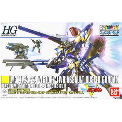 HGUC 1/144 LM314V23/24 Victory Two Assault Buster Gundam (Clear Color & Plated Ver.)