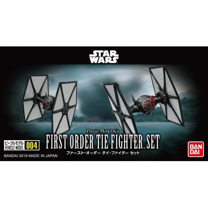Star Wars Vehicle Model 004 First Order Tie Fighter Set
