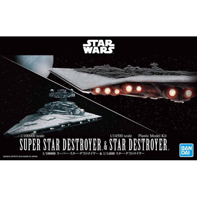 Star Wars 1/100000 Super Star Destroyer & 1/14500 Star Destroyer