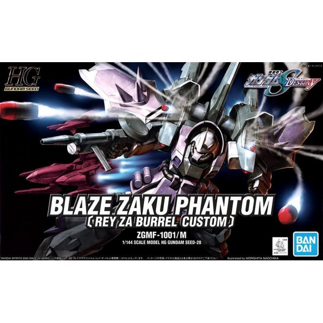 HG 1/144 Blaze Zaku Phantom (Rey Za Burrel Custom)