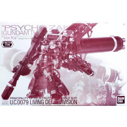 MG 1/100 MS-06R Zaku High Mobility Type "Psycho Zaku" Ver. Ka (Gundam Thunderbolt) (Half Mechanical Clear)