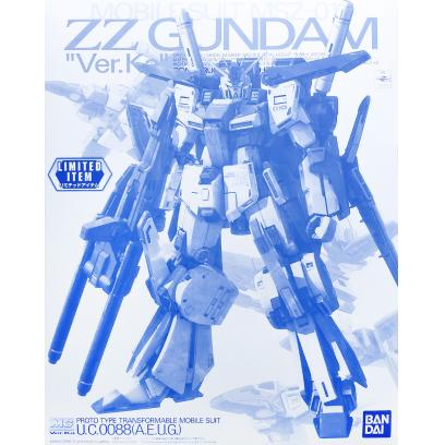 MG 1/100 MSZ-010 ZZ Gundam Ver. Ka (Clear Color)