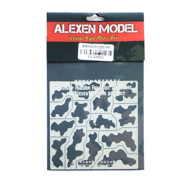Alexen Model General Forest Camouflage Stencil