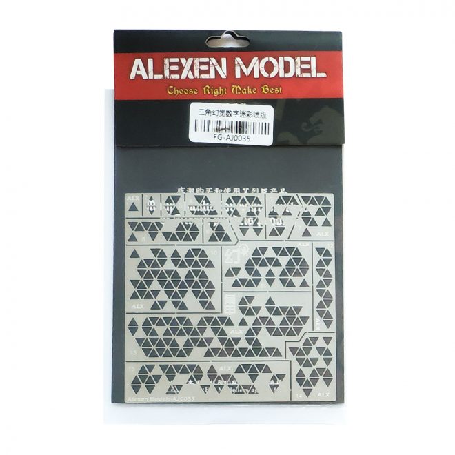 Alexen Model Triangle Digital Camouflage Stencil