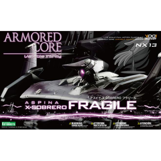 Armored Core 1/72 Aspina X-Sobrero Fragile