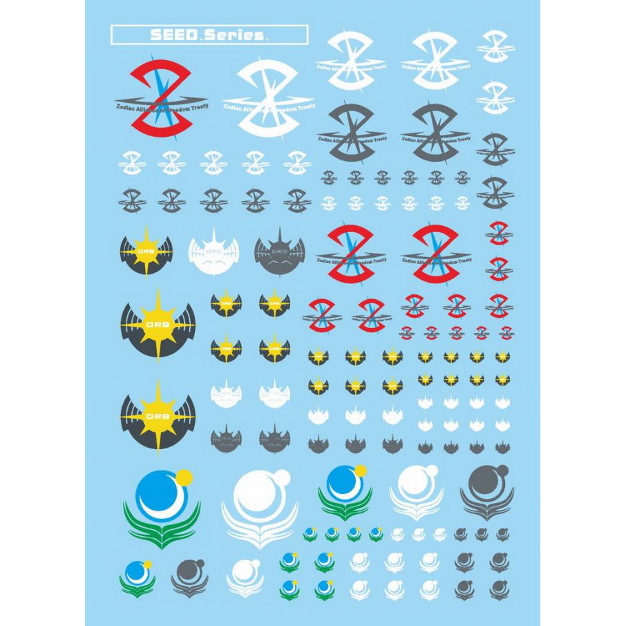 Dalin Water Decals for Gundam Seed Series