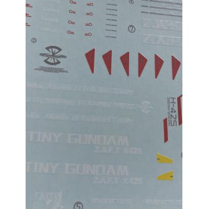 Flaming Snow Water Decals for MG 1/100 Destiny Gundam (Fluorescent)