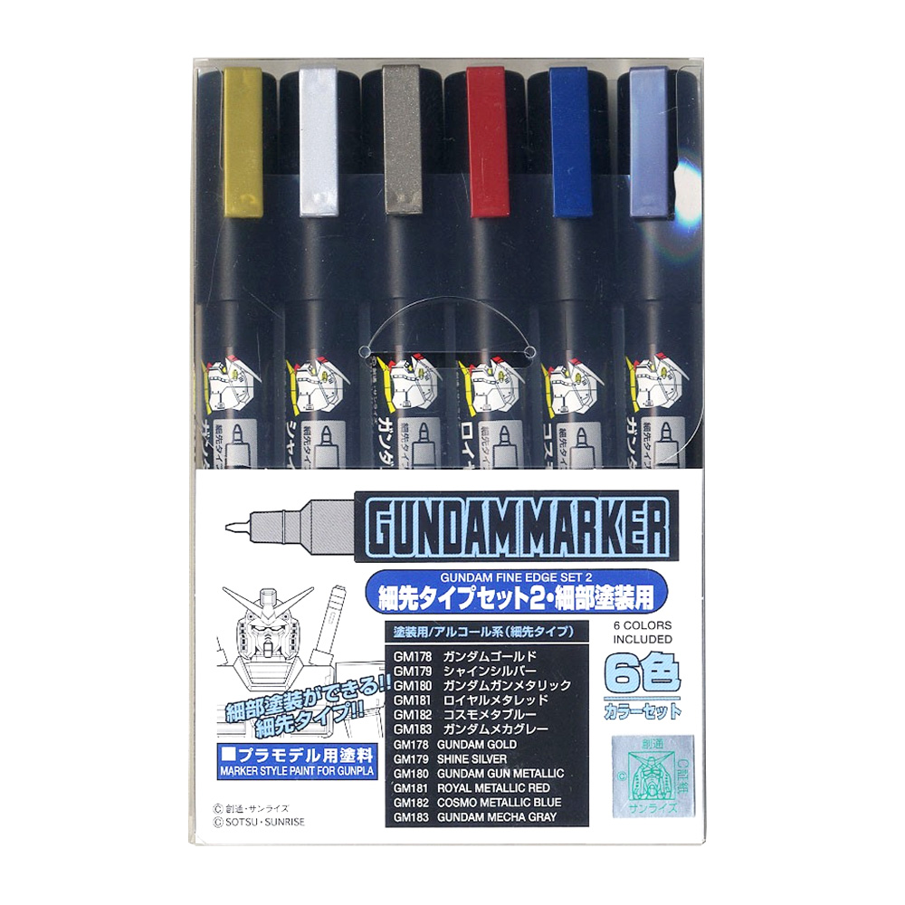 Gundam Marker Fine Edge Set 2