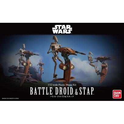 Star Wars 1/12 Battle Droid & Stap
